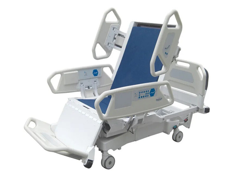 Medical Three Functions Electric Portable Hospital Bed，Electric Hospital Recliner Bed