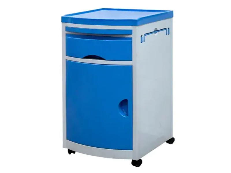 Multi-function casters ABS hospital storage bedside locker bedside cabinet