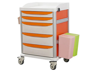 customized dressing emergency medical equipment trolley medical cart hospital trolley with drawers