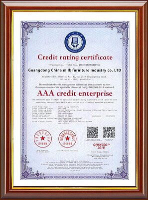 The VOUPLUS hospital furniture factory holds an AAA credit rating enterprise certificate