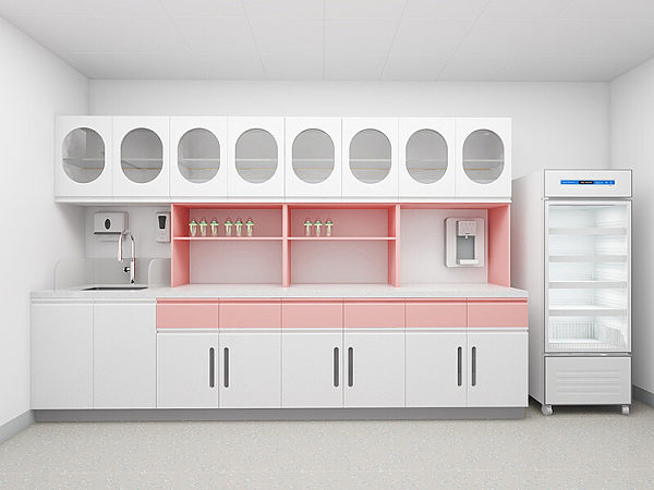 Treatment room dispensing cabinet