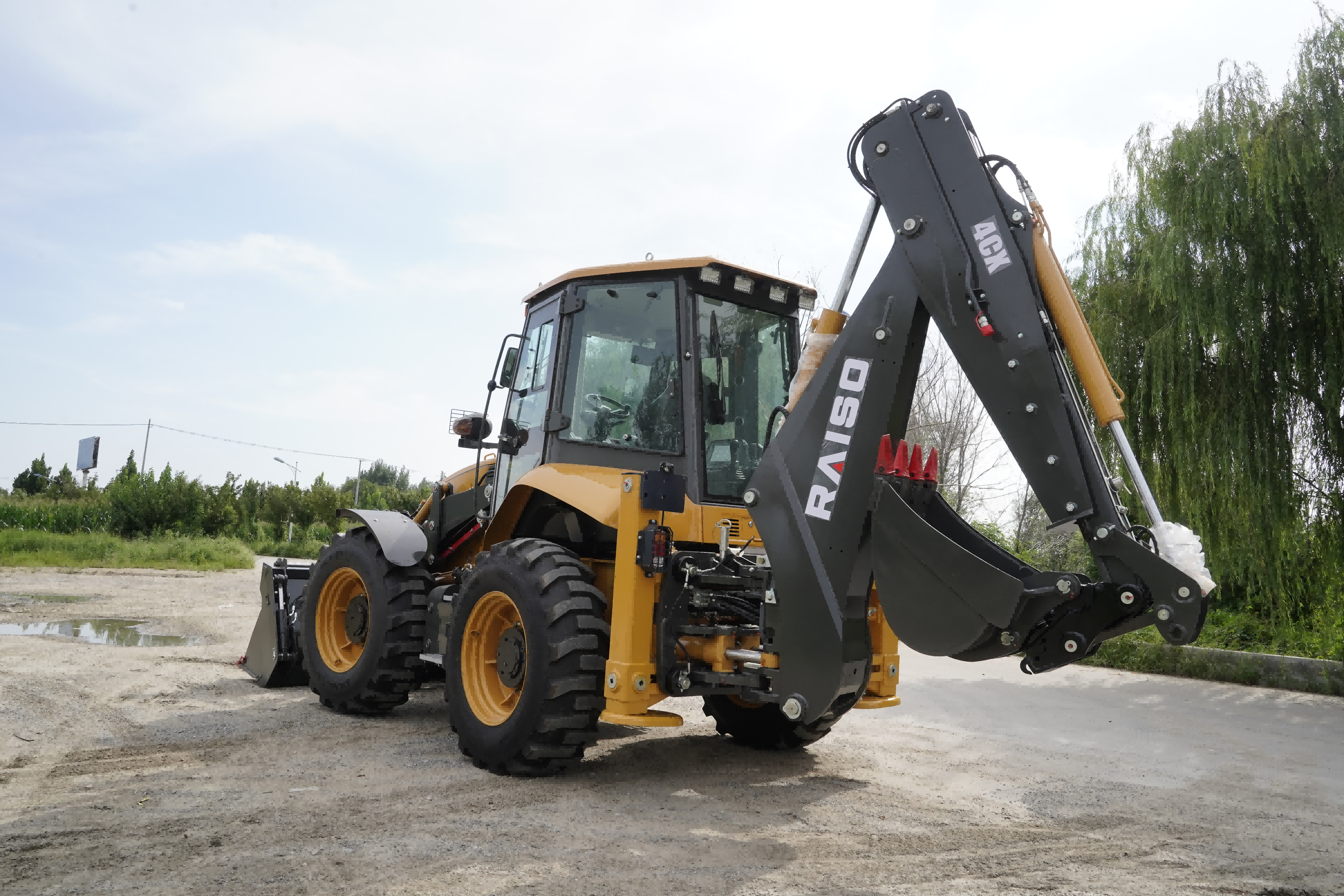 Raiso Backhoe loader load sensing valve