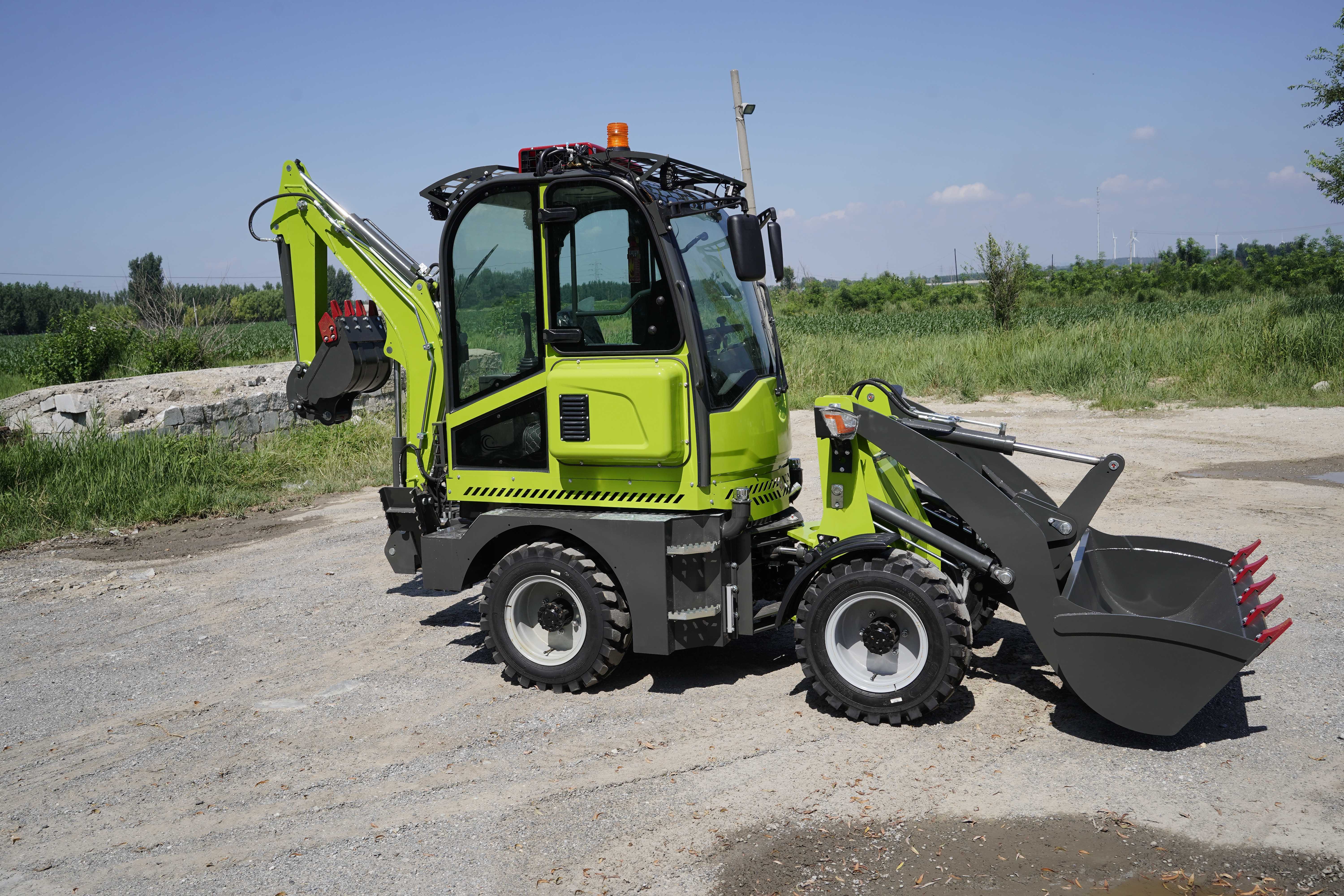 Raiso Backhoe Loader LR15-20 & LR18-25: Compact Machines for Efficient Construction, Farming, and Municipal Projects