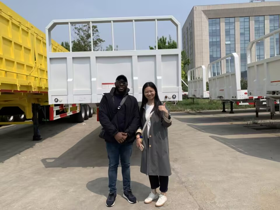 Congolese customer orders 10 tablet semi trailers