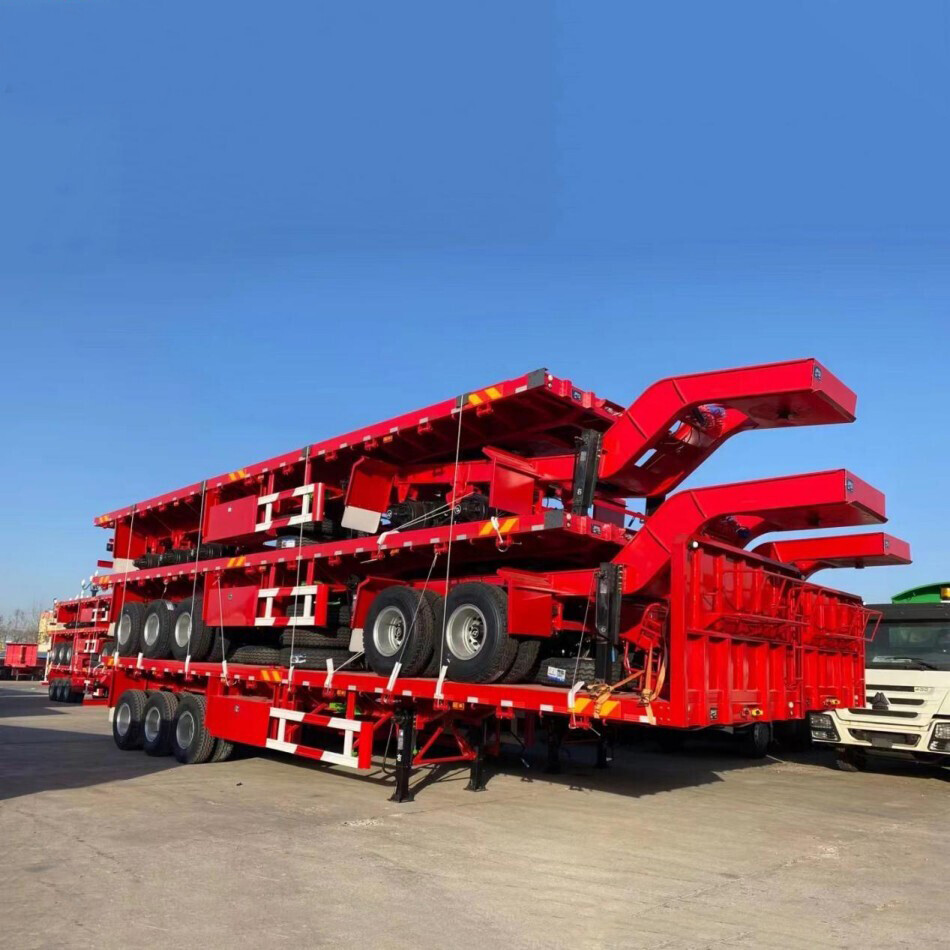 20 units flatbed trailers of Dump truck to Malawi ,ETS Company