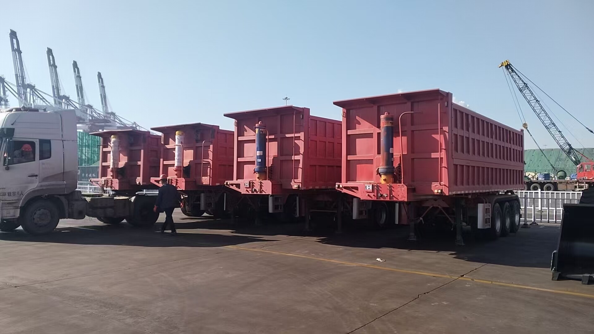 2025 Shandong Jiyake Delivers Tractor Heads & Dump Trailers to The Gambia