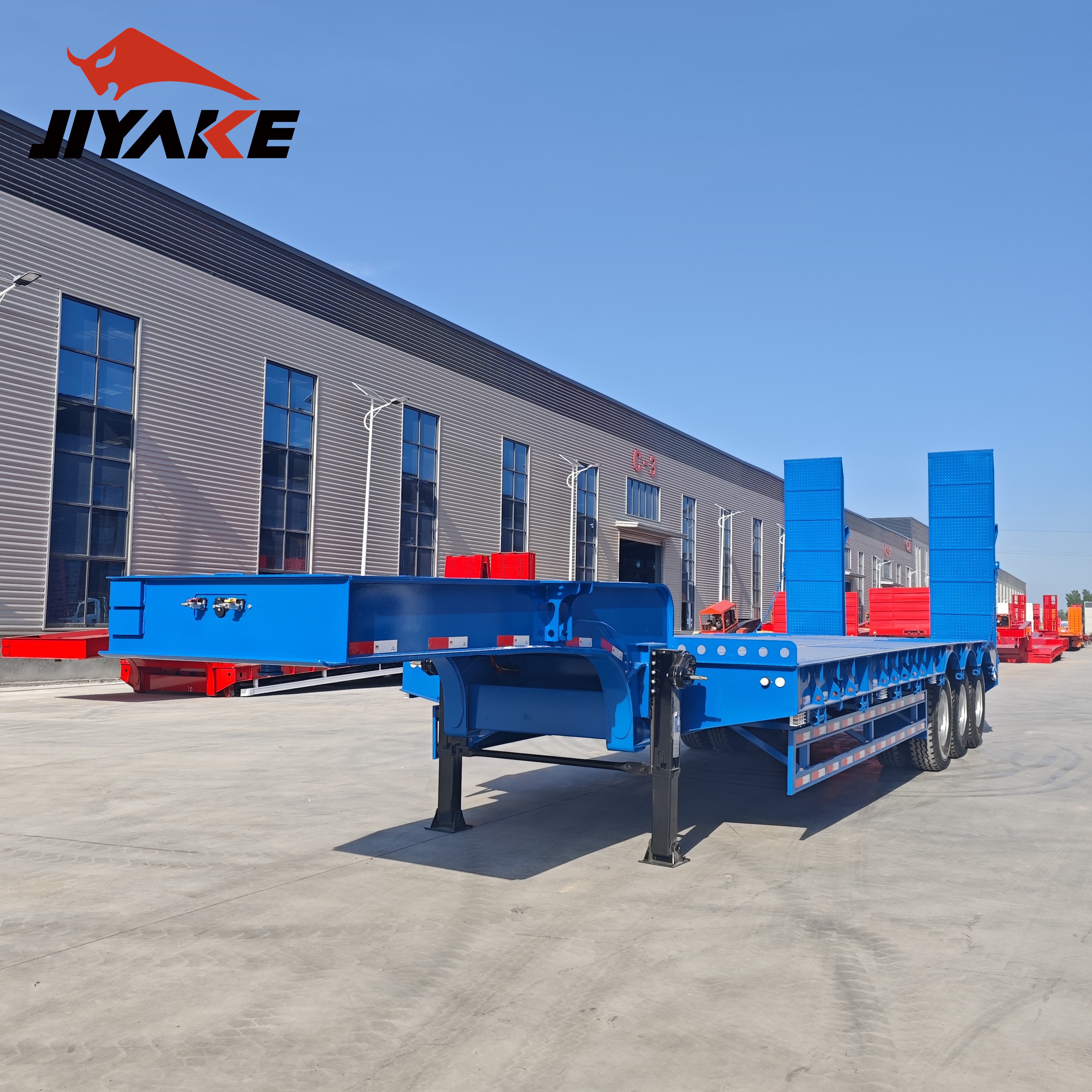 3 Axle Lowbed Semi Trailer