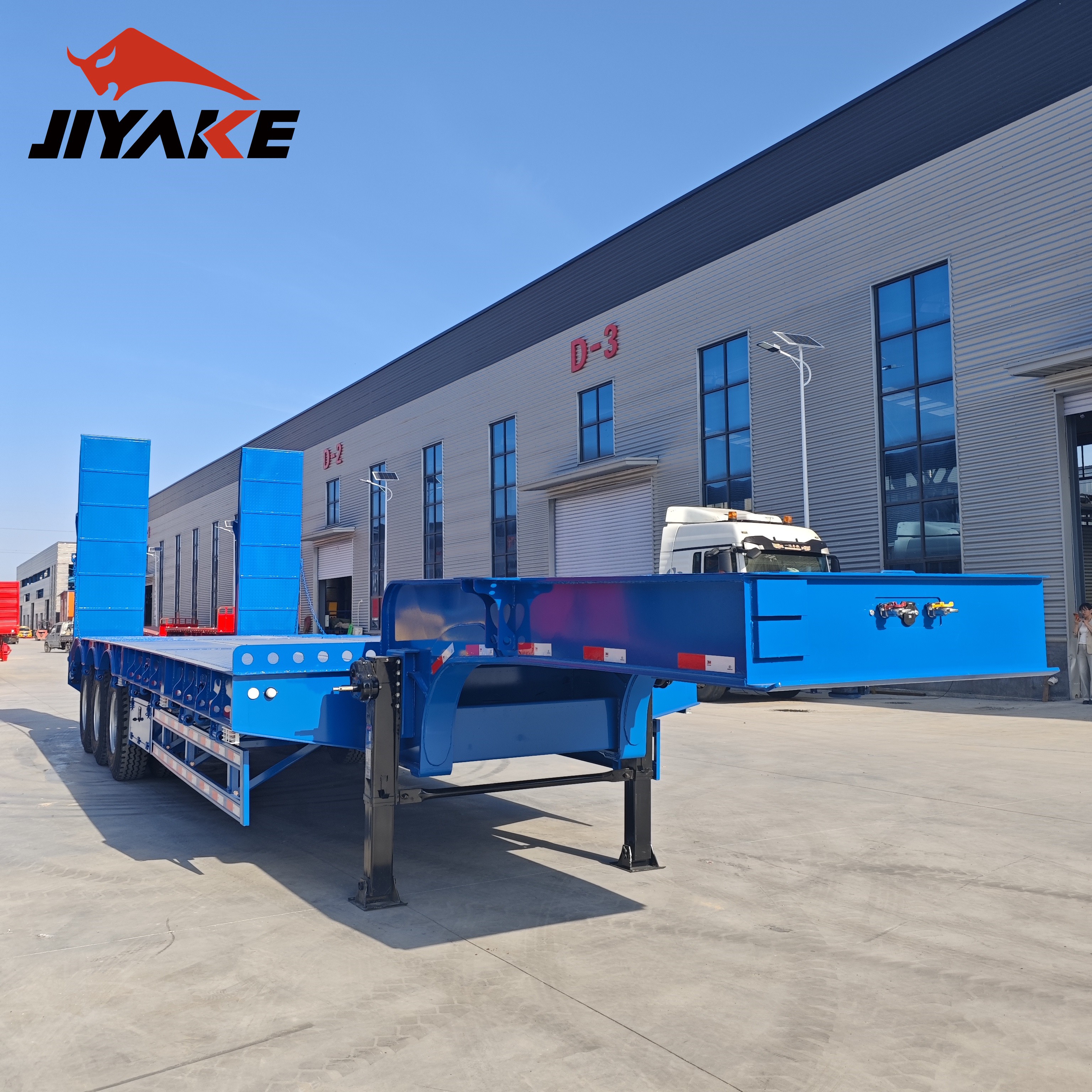 3 Axle Lowbed Semi Trailer
