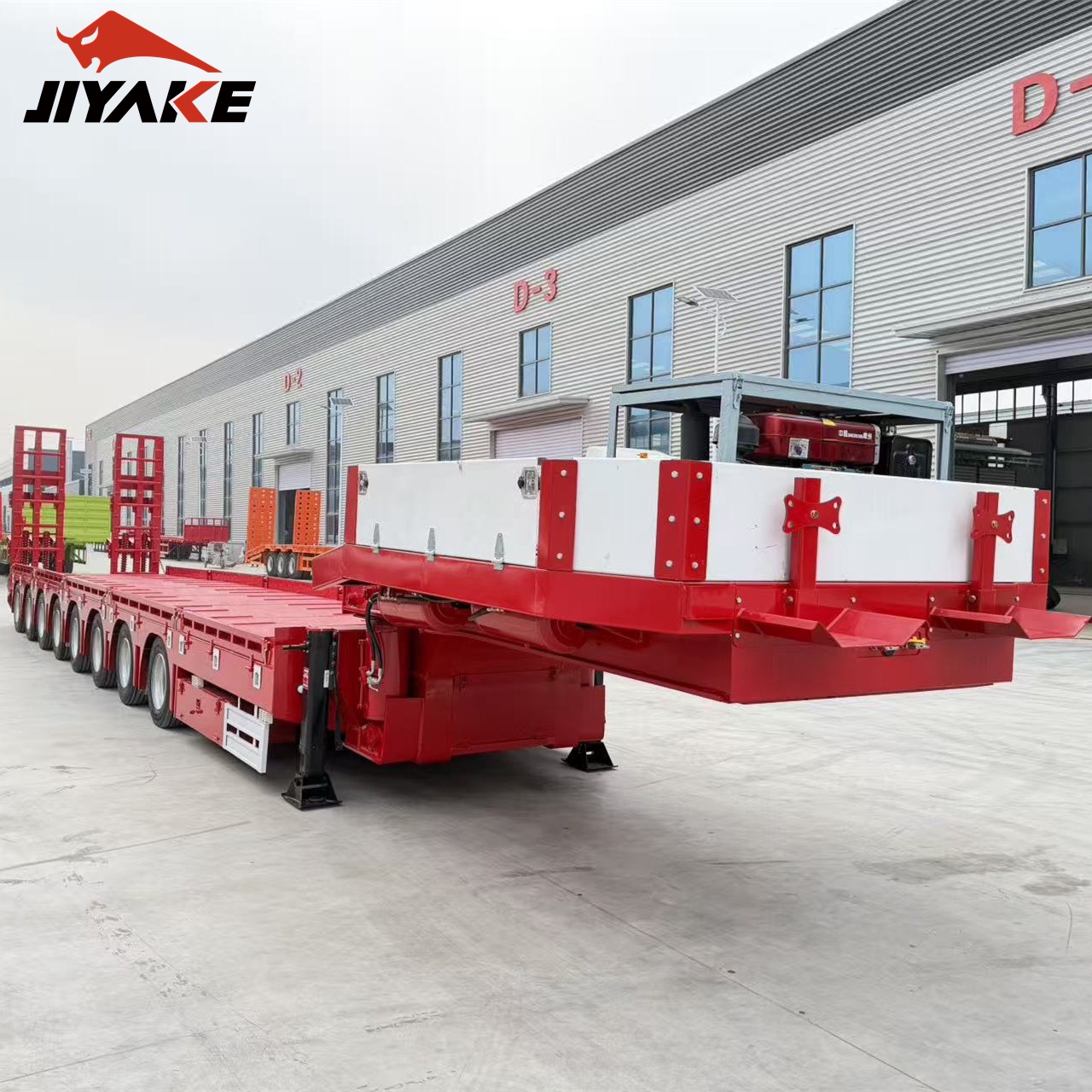8 Axle Lowbed Semi Trailer