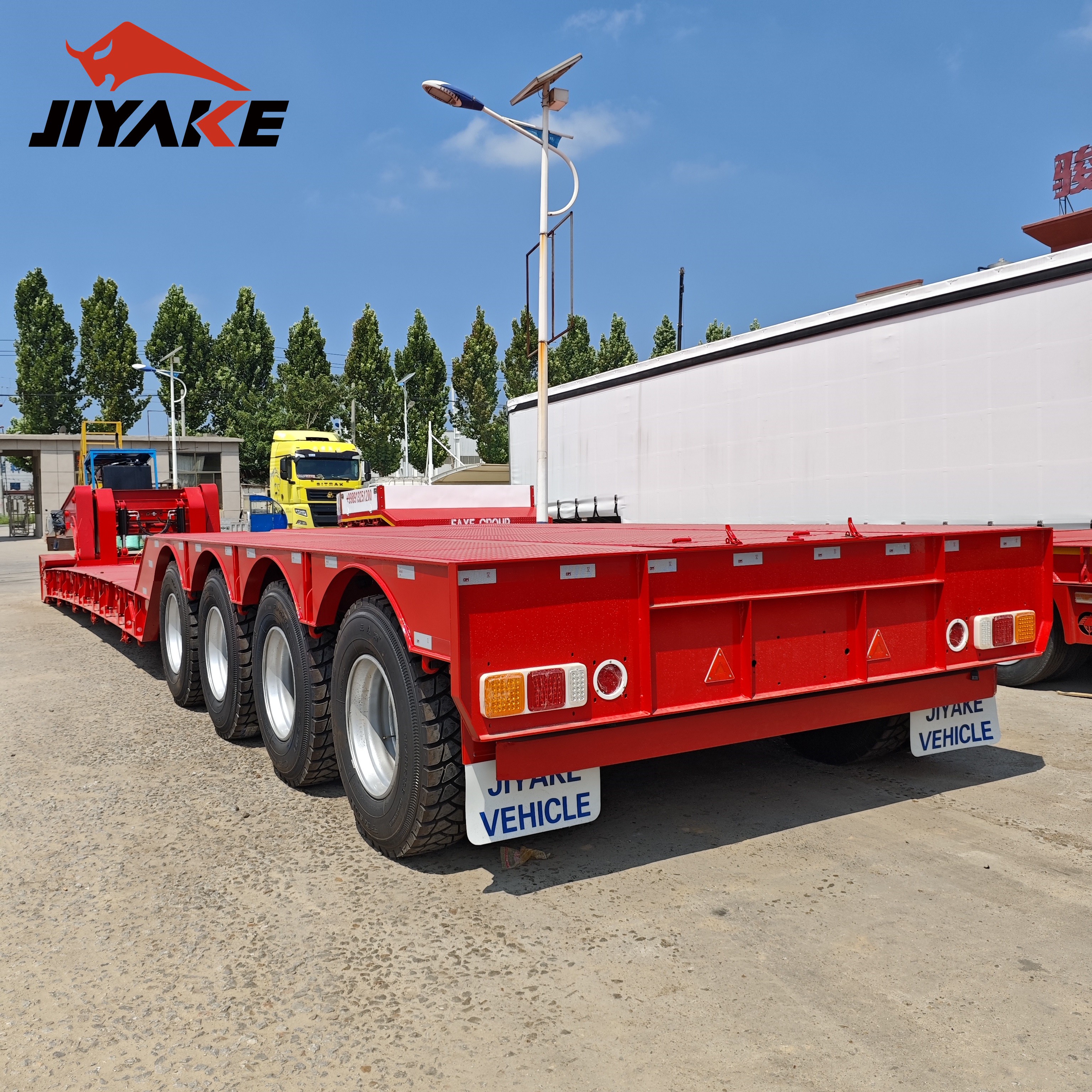 4 Axle Lowbed Semi Trailer
