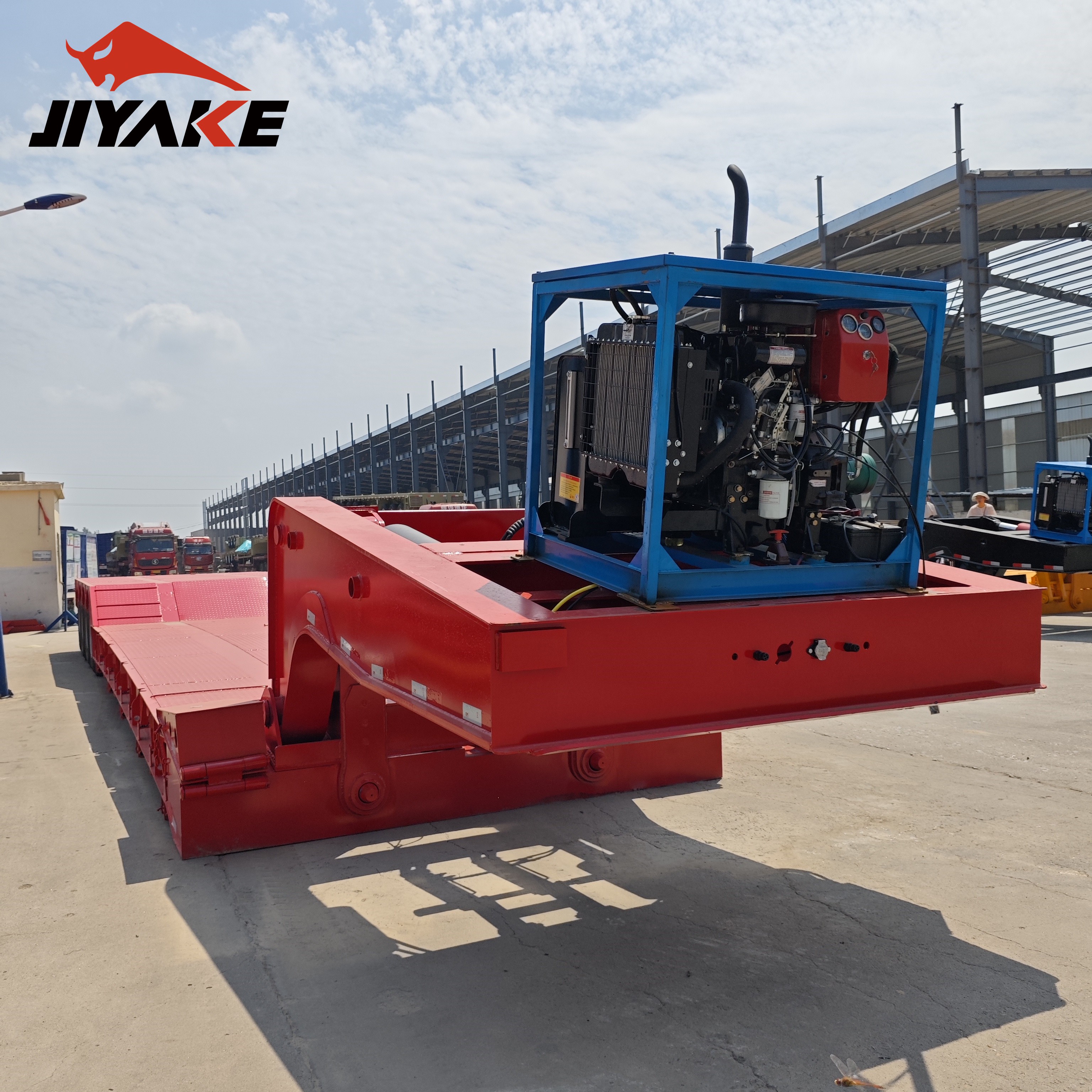 4 Axle Lowbed Semi Trailer
