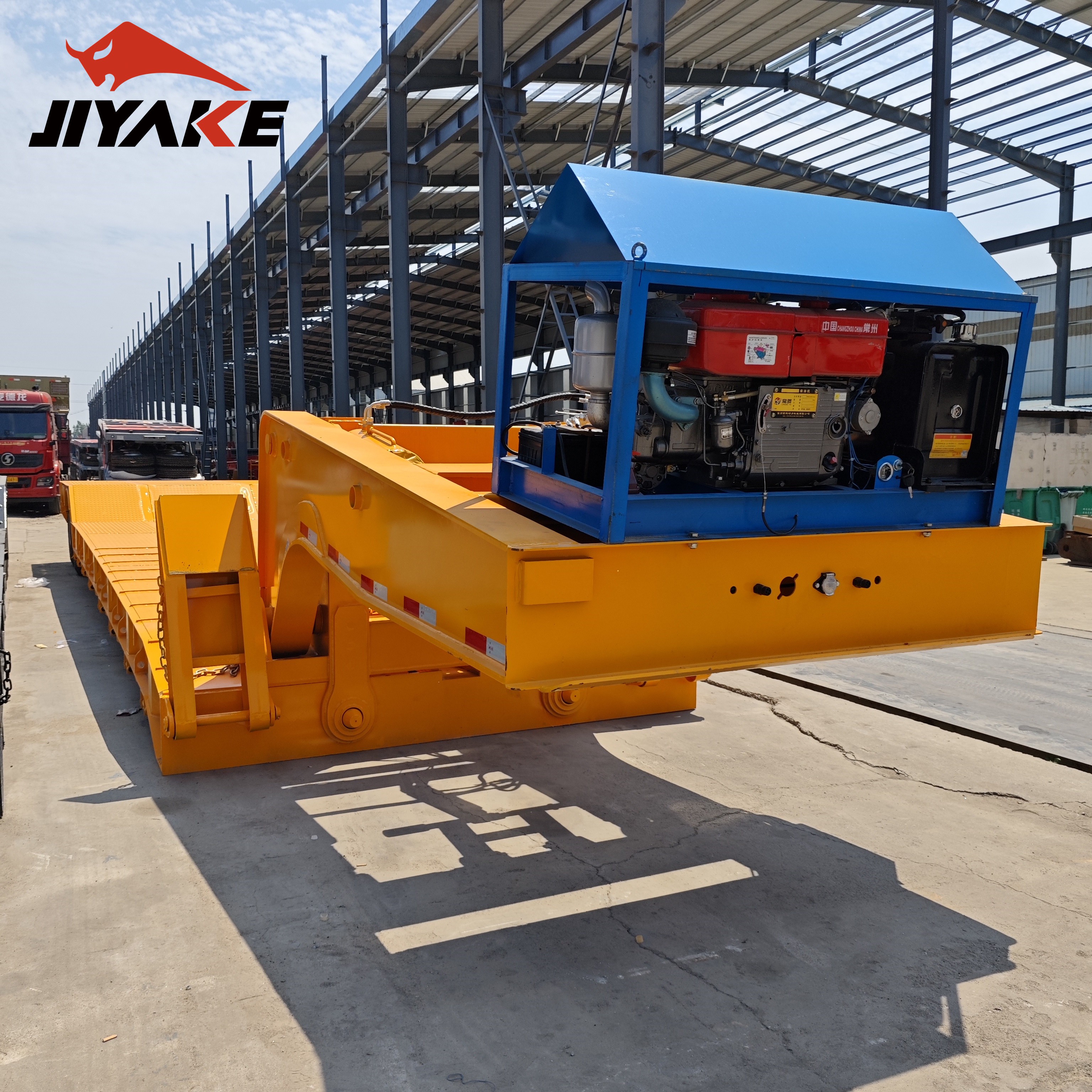 2 Axle Lowbed Semi Trailer