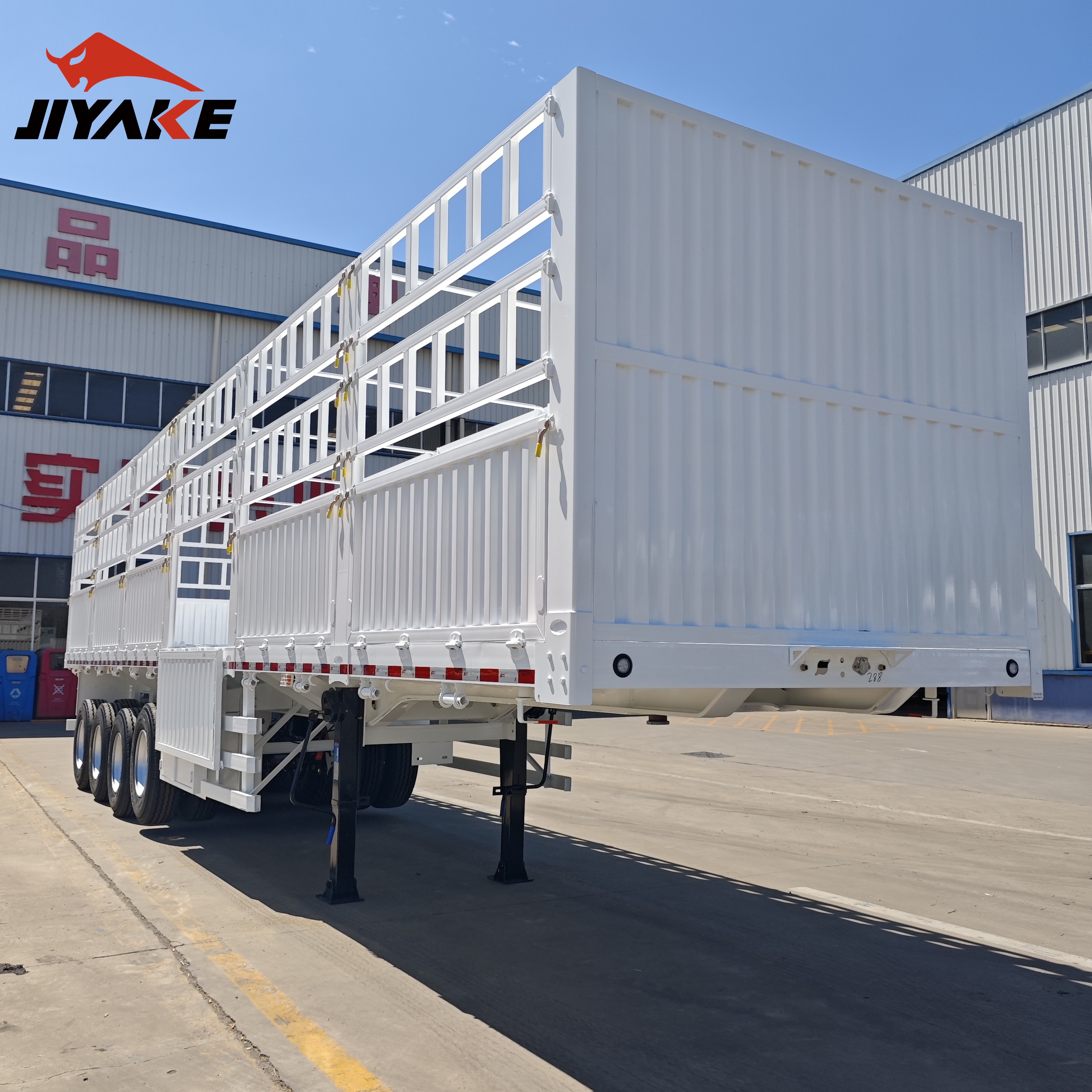 4 Axle Fence Cargo Trailer