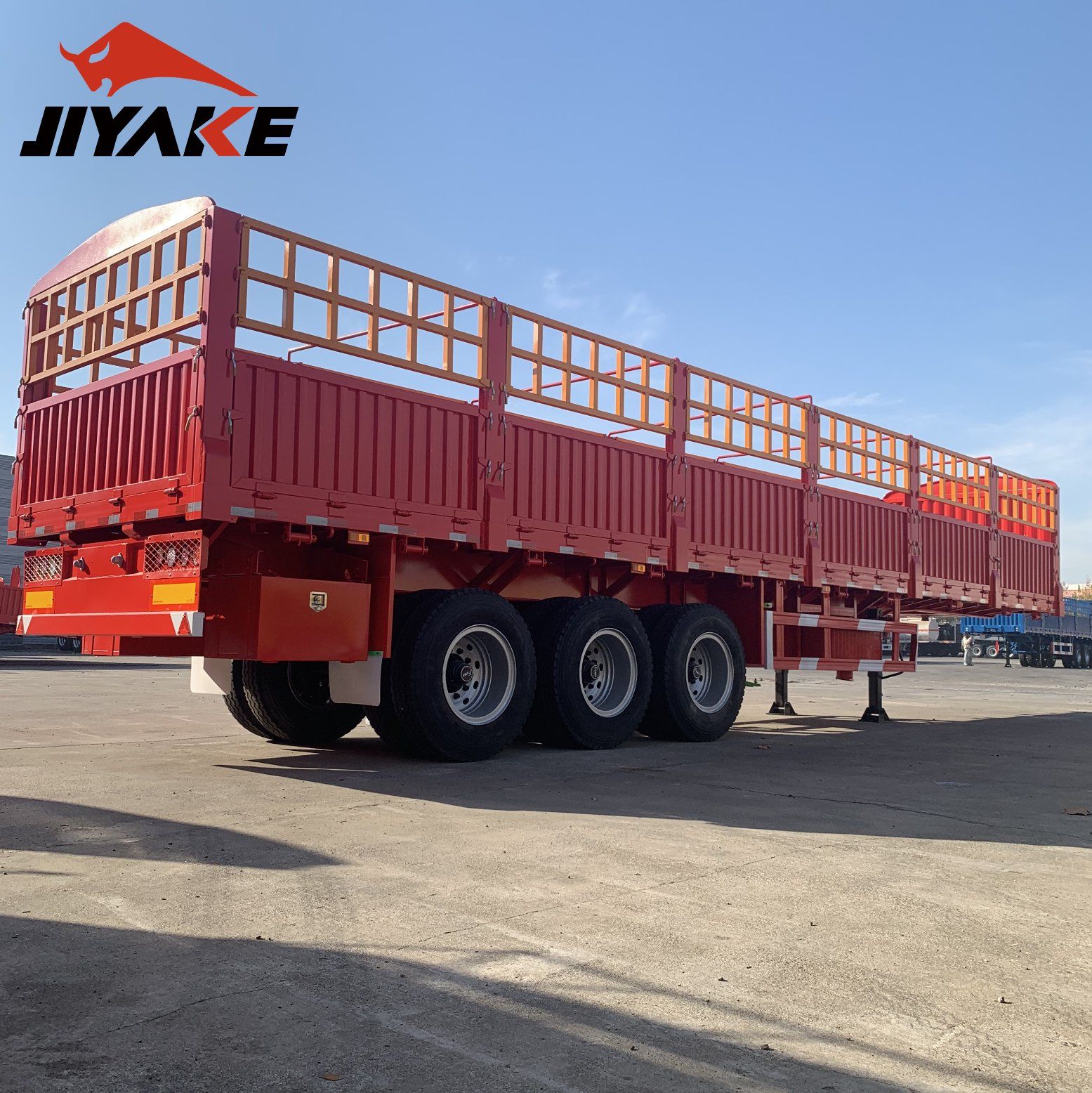80 Ton Fence Cargo Trailer