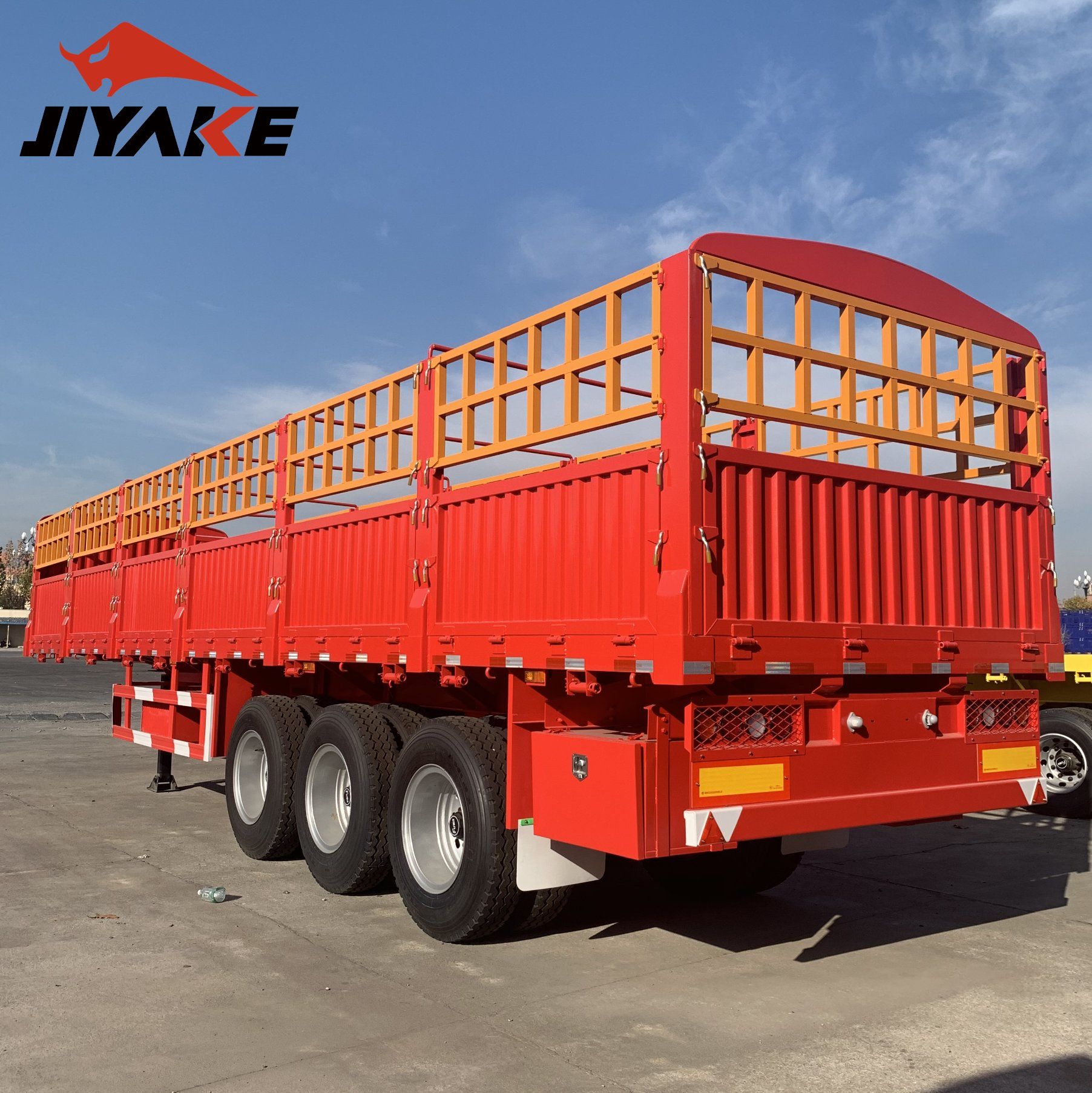 80 Ton Fence Cargo Trailer