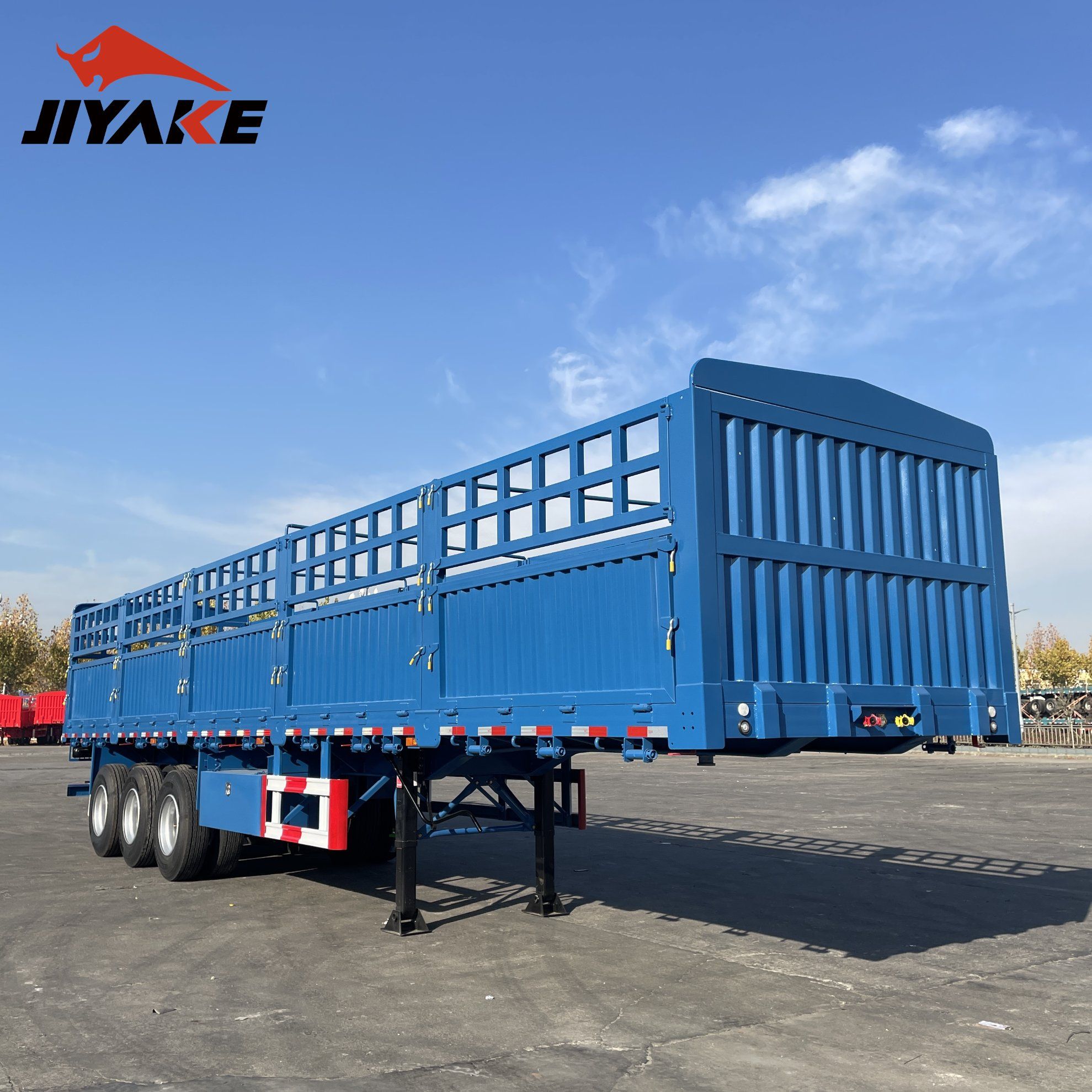 60 Ton Fence Cargo Trailer