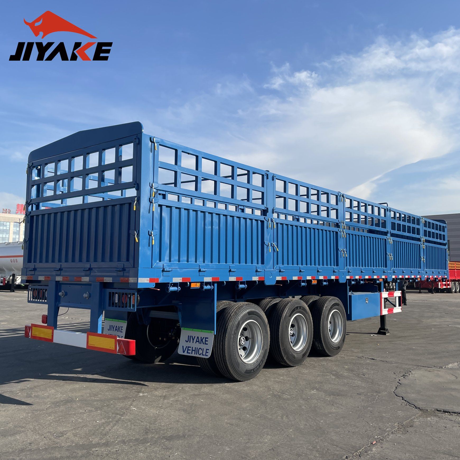60 Ton Fence Cargo Trailer