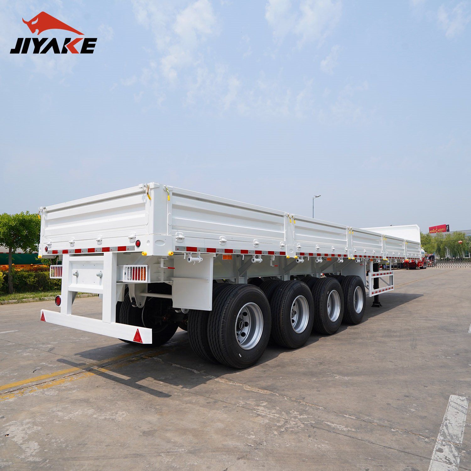 4 Axle Side Wall Semi Trailer