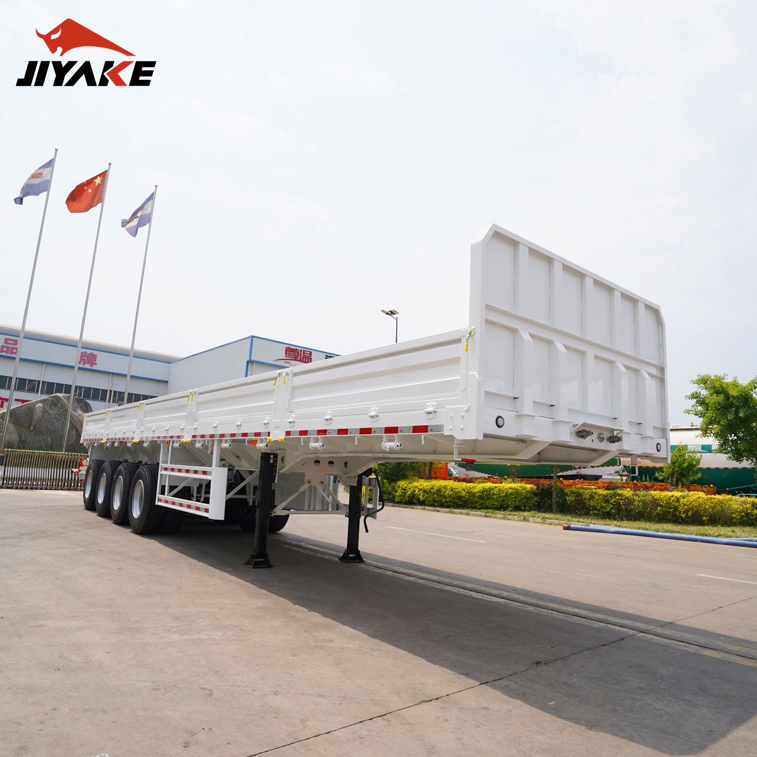 4 Axle Side Wall Semi Trailer