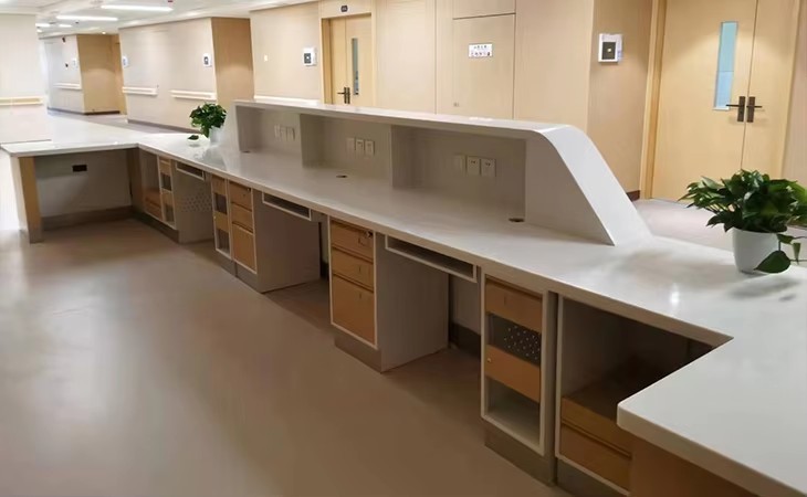 hospital clinic reception desk