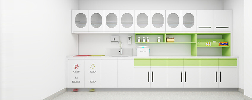 Armario de acero para hospital