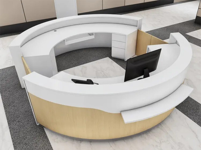 Zone de réception principale de l'hôpital, poste rond des infirmières, bureau du poste principal des infirmières