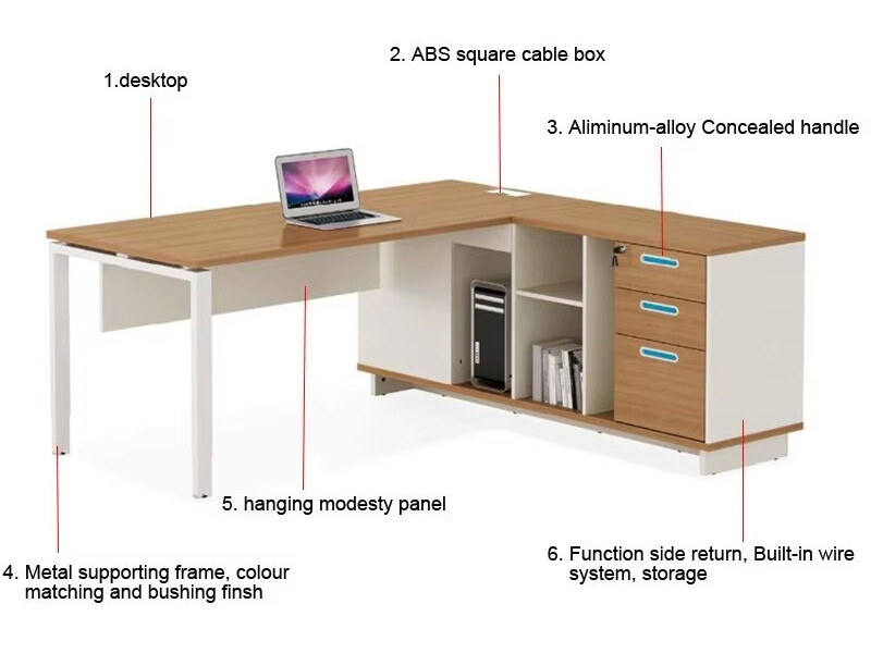 Bureau de médecin de conception nouvelle et mobilier d'hôpital de bonne qualité