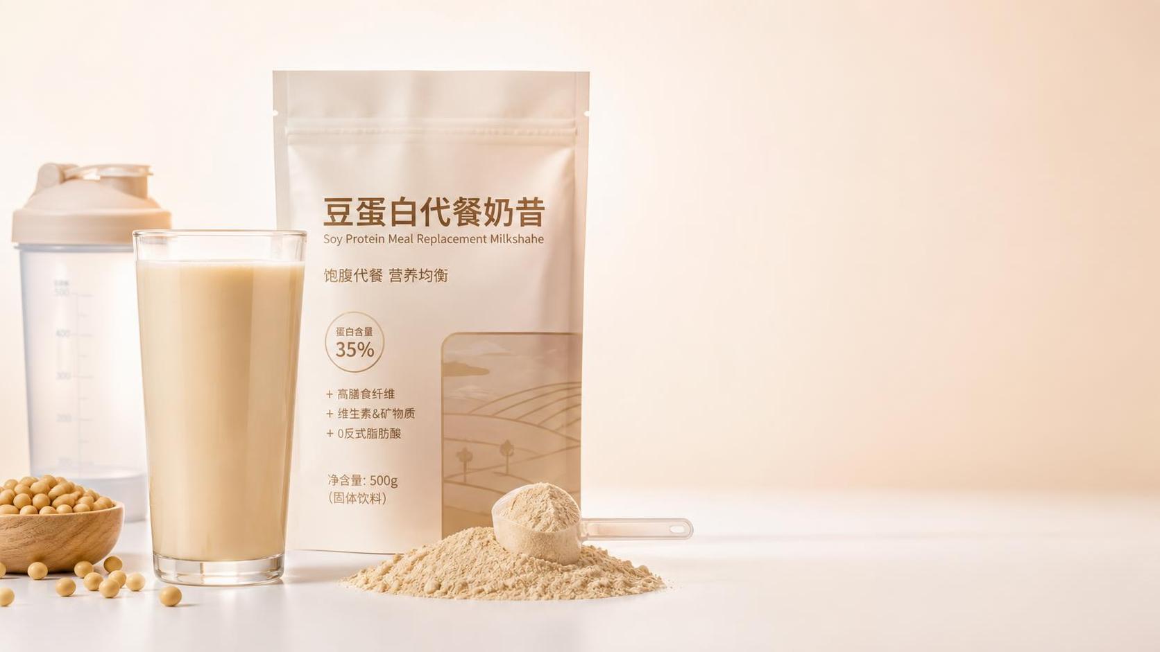 代餐中的大豆蛋白如何在避免粗糙口感的同时提升饱腹感