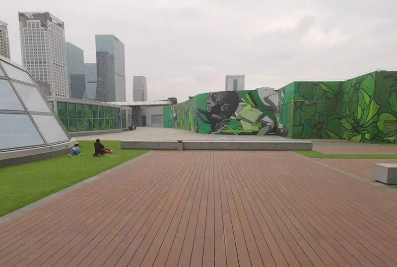 Georgia customer purchased wood plastic flooring to do outdoor square project, the effect is very beautiful, customers crazy praise Georgia customer purchased wood plastic flooring to do outdoor square project, the effect is very beautiful, customers crazy praise