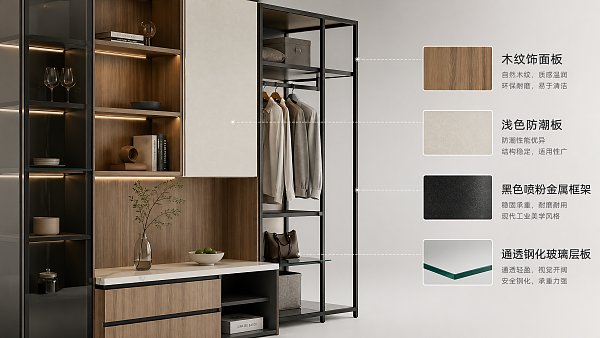 Best Materials for Open Cabinet Custom Design