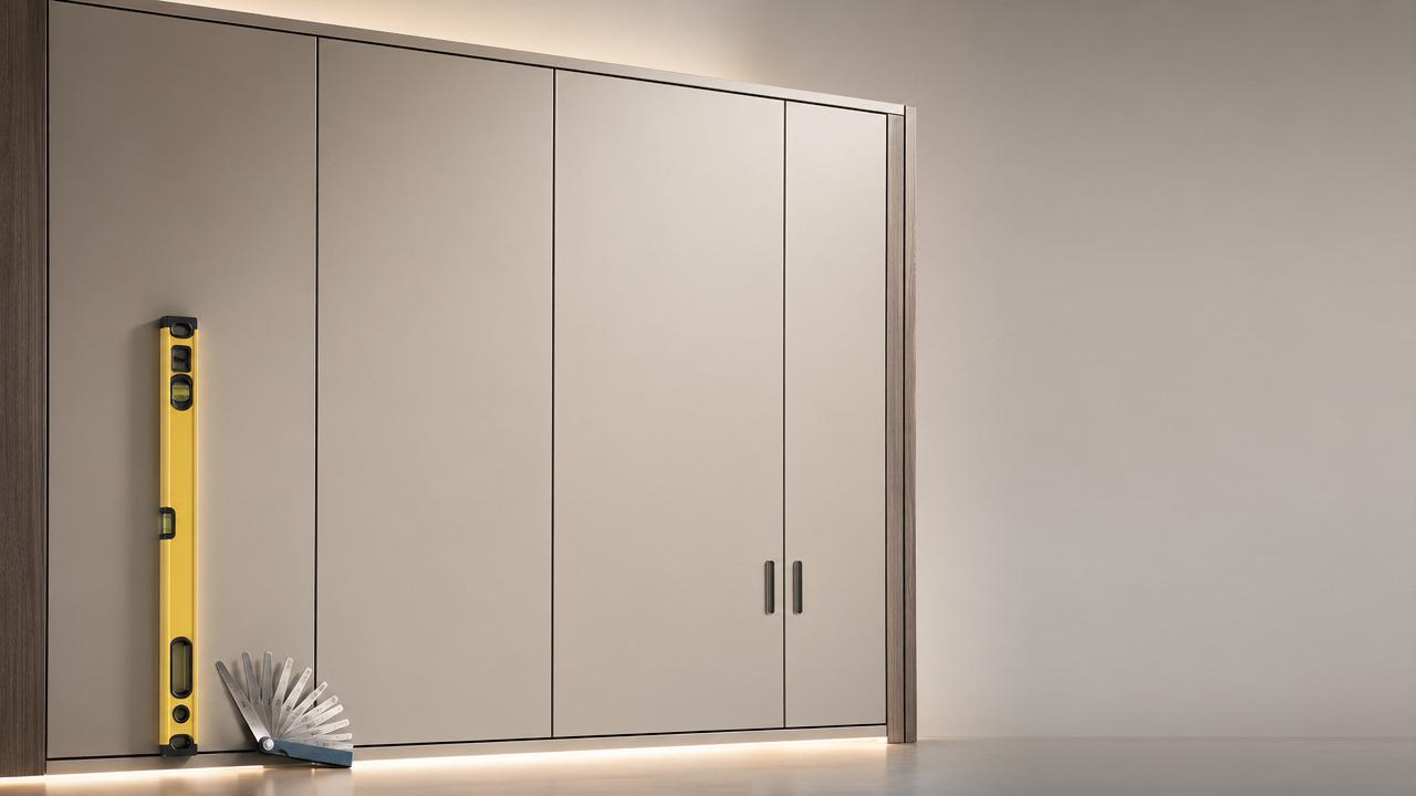 How to Check Closed Wardrobe Door Alignment Before Project Handover