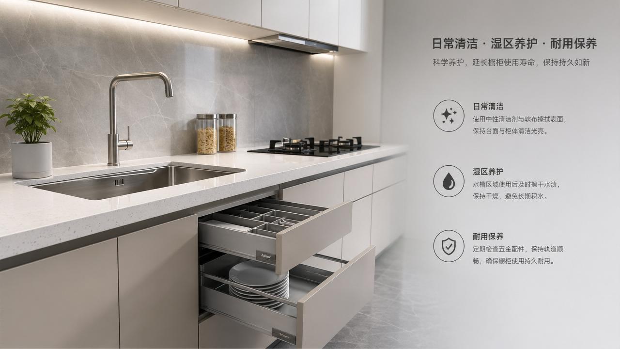 Custom Kitchen Maintenance Tips Worth Including in After Sales Guides