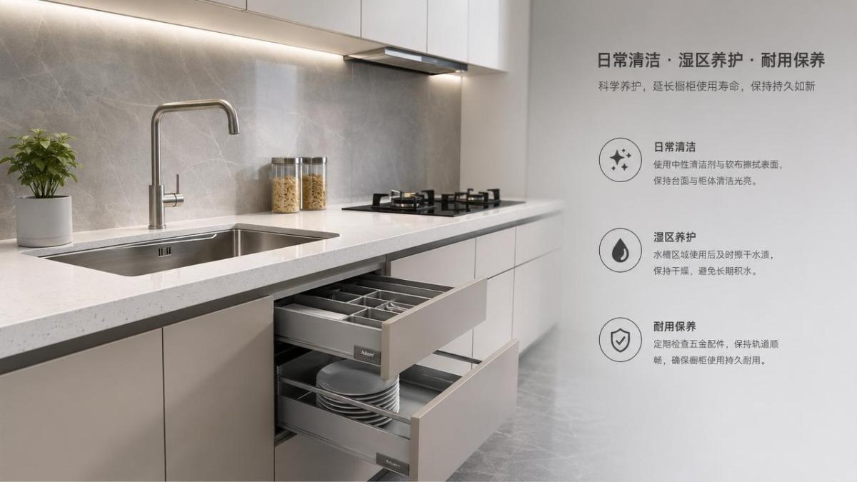 Custom Kitchen Maintenance Tips Worth Including in After Sales Guides