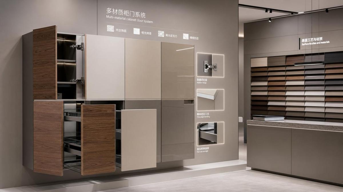 What Are the Customization Options for KUCU Kitchen Cabinets by Material and Finish?