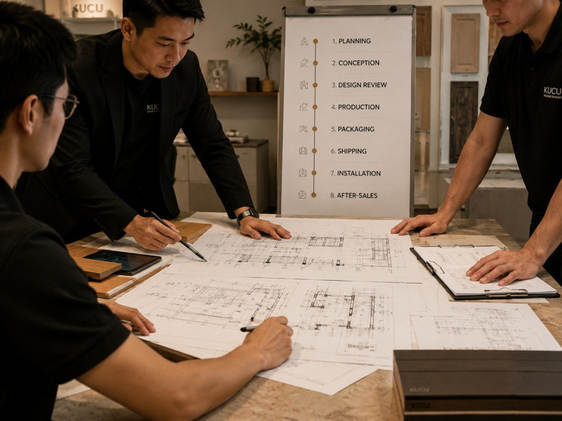 Clear Project Workflow from Drawings to Delivery