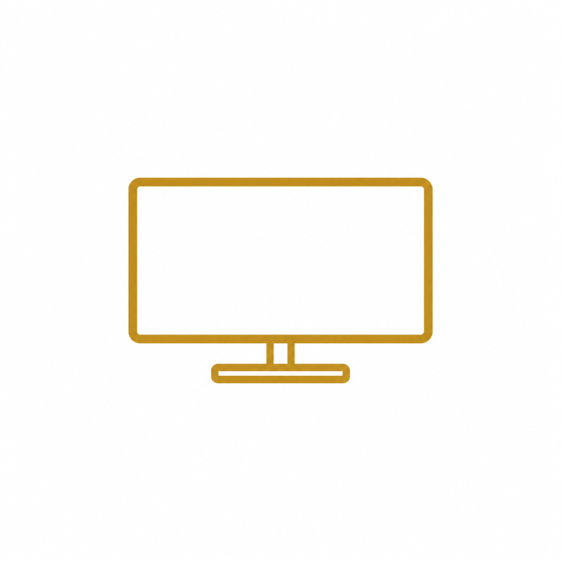 TV wall cable and display layout coordination