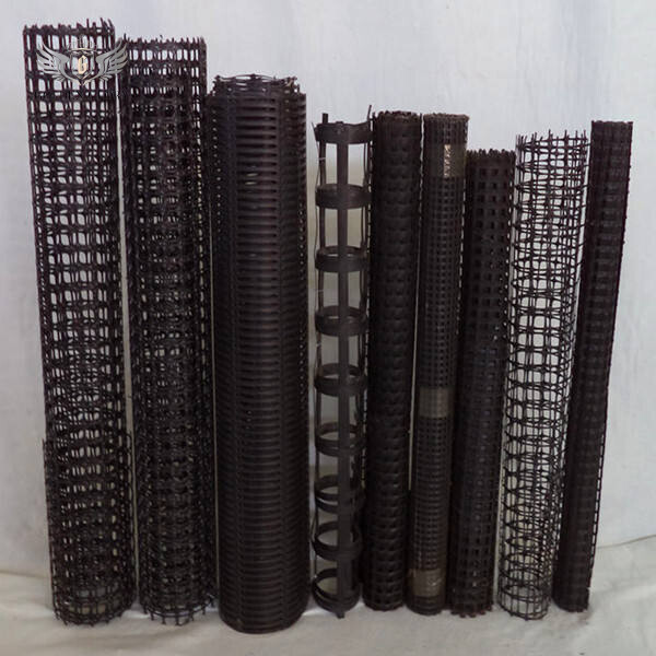 شبكة جيوجريد من البوليستر عالي القوة مطلية بمادة البولي فينيل كلوريد