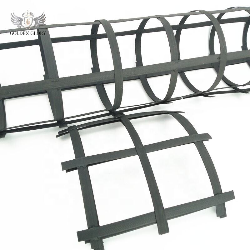 سعر الشبكة البلاستيكية المركبة الفولاذية لبناء الطرق الشبكة البلاستيكية لتثبيت التربة