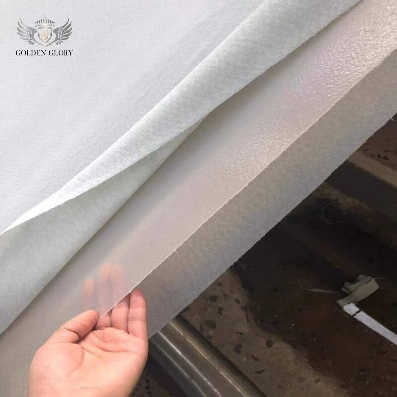 100-800GSM غشاء أرضي مركب من الجيوتكستايل