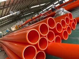 أنابيب كهربائية دائرية من مصانع أنابيب الطاقة Mpp وتركيبات الأنابيب البلاستيكية المسورة