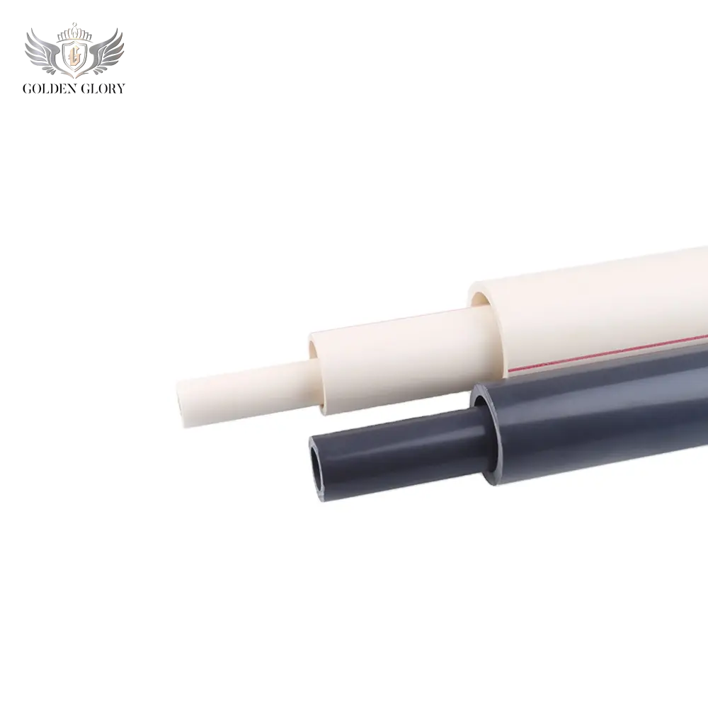 مصنع الجملة تجهيزات الأنابيب البلاستيكية من مختلف الأحجام سطح أملس 1/2 ''-4 '' أنابيب المياه البلاستيكية الضغط