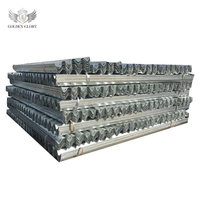 درع طريق سريع مخصص من الصلب المجلفن المضاد للتآكل بثلاث موجات لحافة الطريق