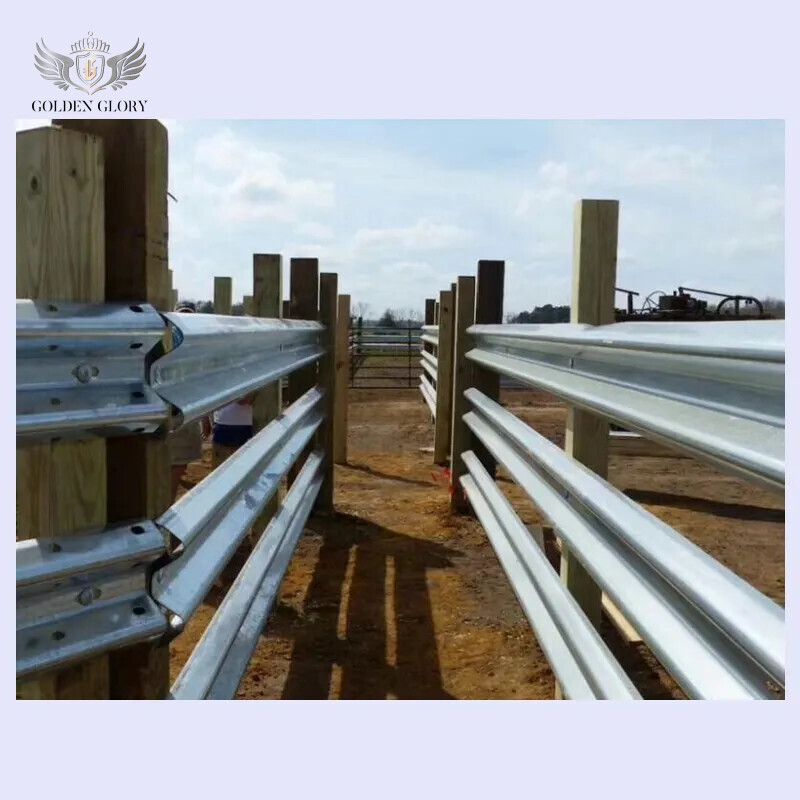  Q235 Q345 حاجز أمان للطرق السريعة من الصلب للبيع