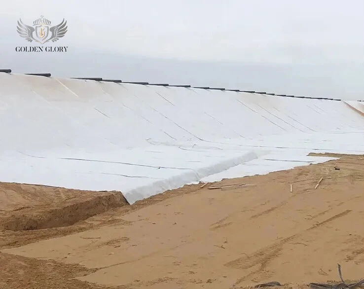 غشاء أرضي مركب من مادة البولي إيثيلين فينيل أسيتات عالي القوة مع مادة الوخز بالإبر مع ASTM