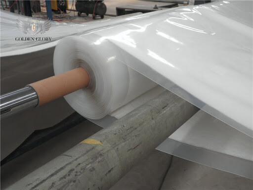 غشاء أرضي مركب من مادة البولي إيثيلين فينيل أسيتات عالي القوة مع مادة الوخز بالإبر مع ASTM