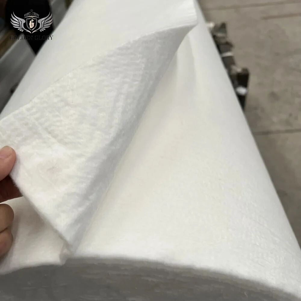 100-800GSM غشاء أرضي مركب من الجيوتكستايل