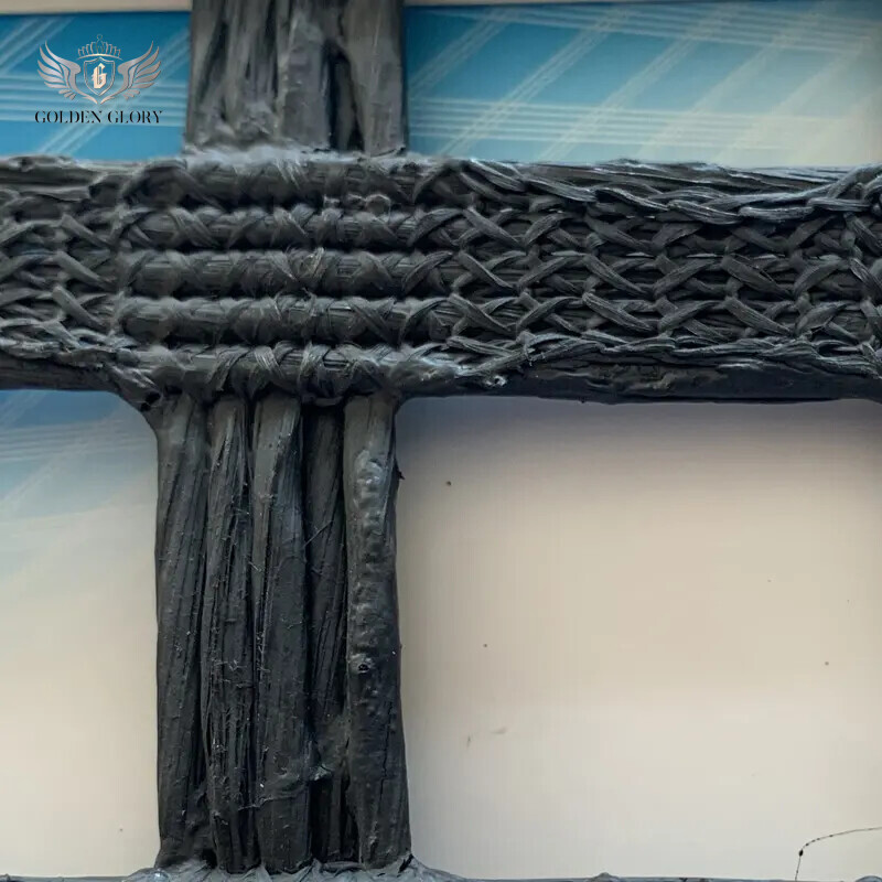 شبكة الألياف الزجاجية المستخدمة في تعزيز أساسات مدرجات المطارات/التربة اللينة