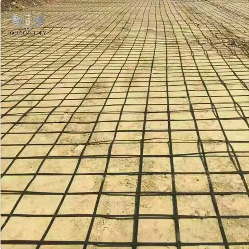 سعر الشبكة البلاستيكية المركبة الفولاذية لبناء الطرق الشبكة البلاستيكية لتثبيت التربة