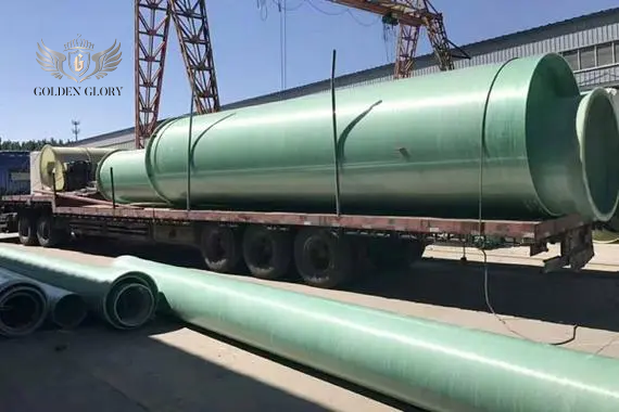 مصنع عالي الجودة أنبوب GRP مقوى بالألياف الزجاجية أنبوب هاون FRP بلاستيكي مقوى بالألياف الزجاجية للهندسة البلدية