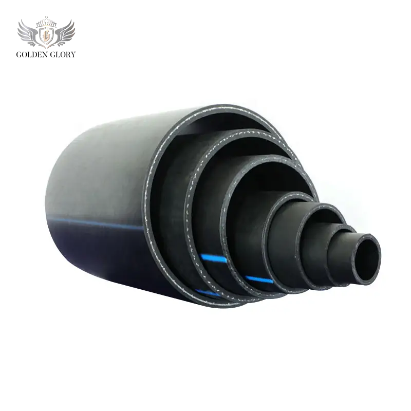 أنابيب HDPE عالية الجودة من SRTP مقواة بهيكل من الأسلاك الفولاذية لنقل مياه البحر